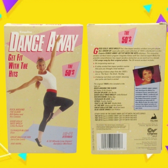 LOT OF 2 90'S EXERCISE WORKOUT VHS TAPES ~ RICHARD SIMMONS & MOLLY FOX - Picture 2 of 3